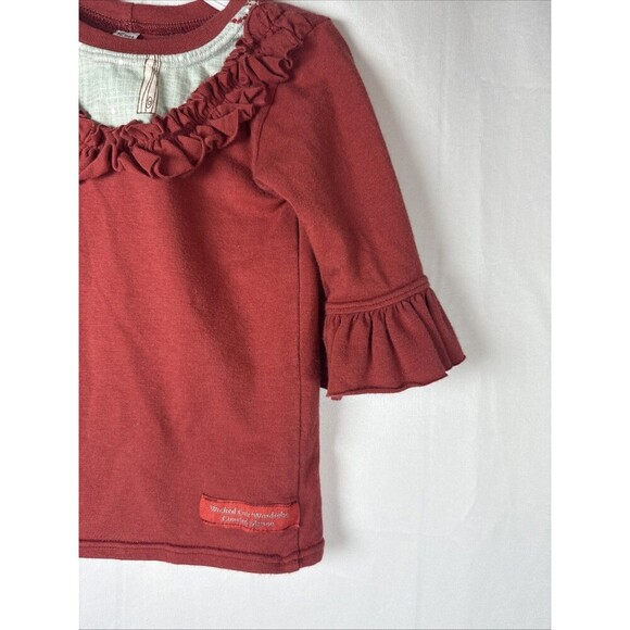 Long Sleeve Shirt And Matching Skirt Bird Print Size 12 M Preowned - Picture 11 of 16